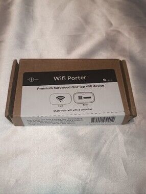 Ten 1 Design WiFi Porter Premium Hardwood One-Tap Wifi Device
